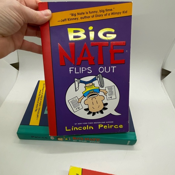 NWT FOUR BIG NATE Book Series Kids Paperback Books - Picture 3 of 8